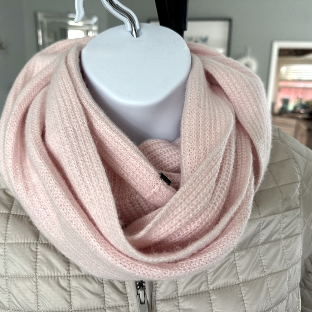 Pink Cashmere infinity scarf